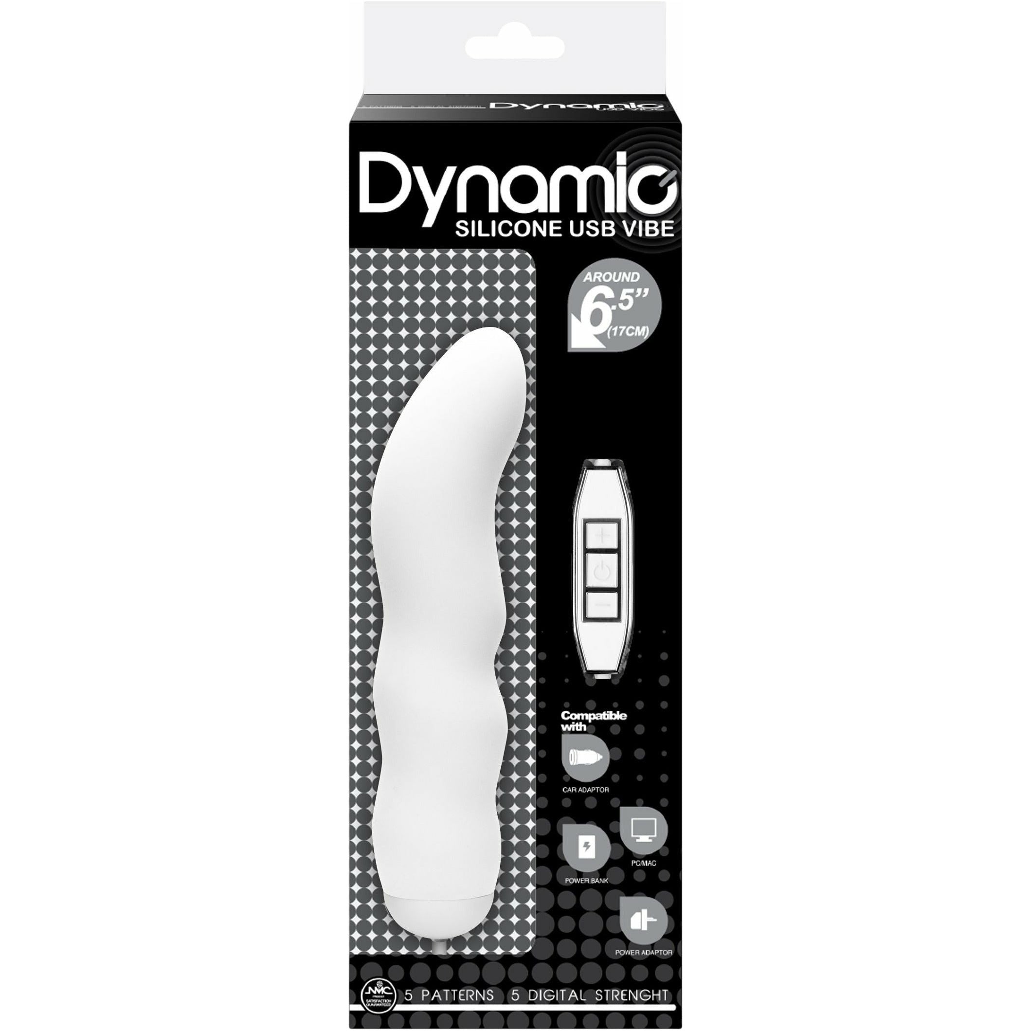 Vibromasseur à rafales dynamiques NMC - rechargeable - blanc