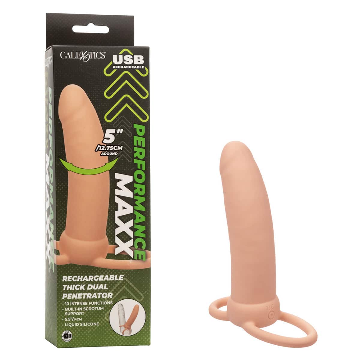 CalExotics® Performance Maxx Rechargeable Pénétrateur double épais image 2