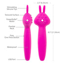 PalmPower Vibrez de PalmPower - La baguette de massage rechargeable de lapin