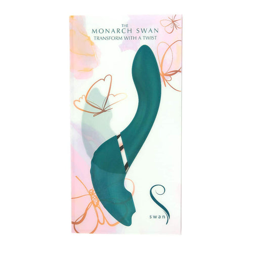 Le Monarch Swan®- Transformer avec un vibrateur et un stimulateur Twist - FEUILLES image 0