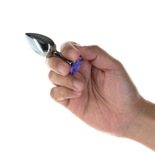 LUX actif® Plug anal rose 3" – violet image 2