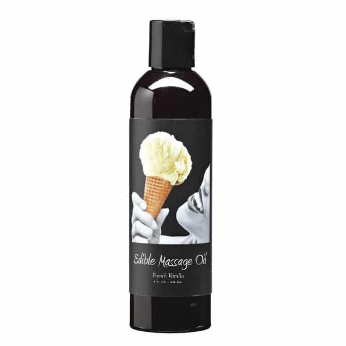 Corps terrestre Huile de massage comestible - Vanille