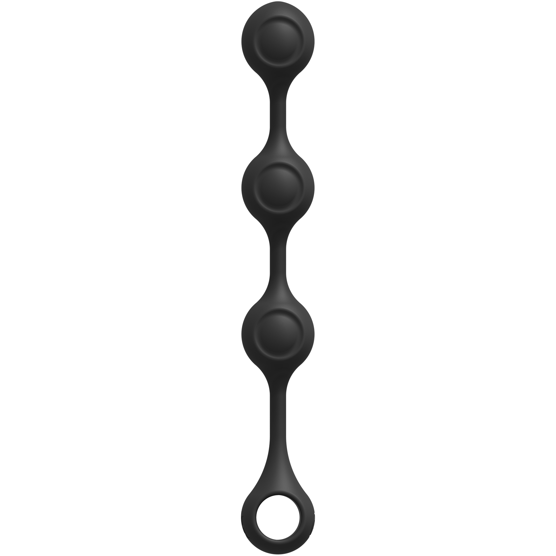 Kink par Doc Johnson - Anal Essentials Weighted Silicone Anal Balles - Noir
