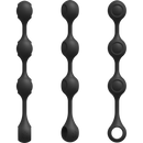 Kink par Doc Johnson - Anal Essentials Weighted Silicone Anal Balles - Noir