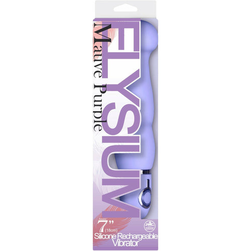 Vibrateur en silicone de 7 pouces NMC Elysium - violet