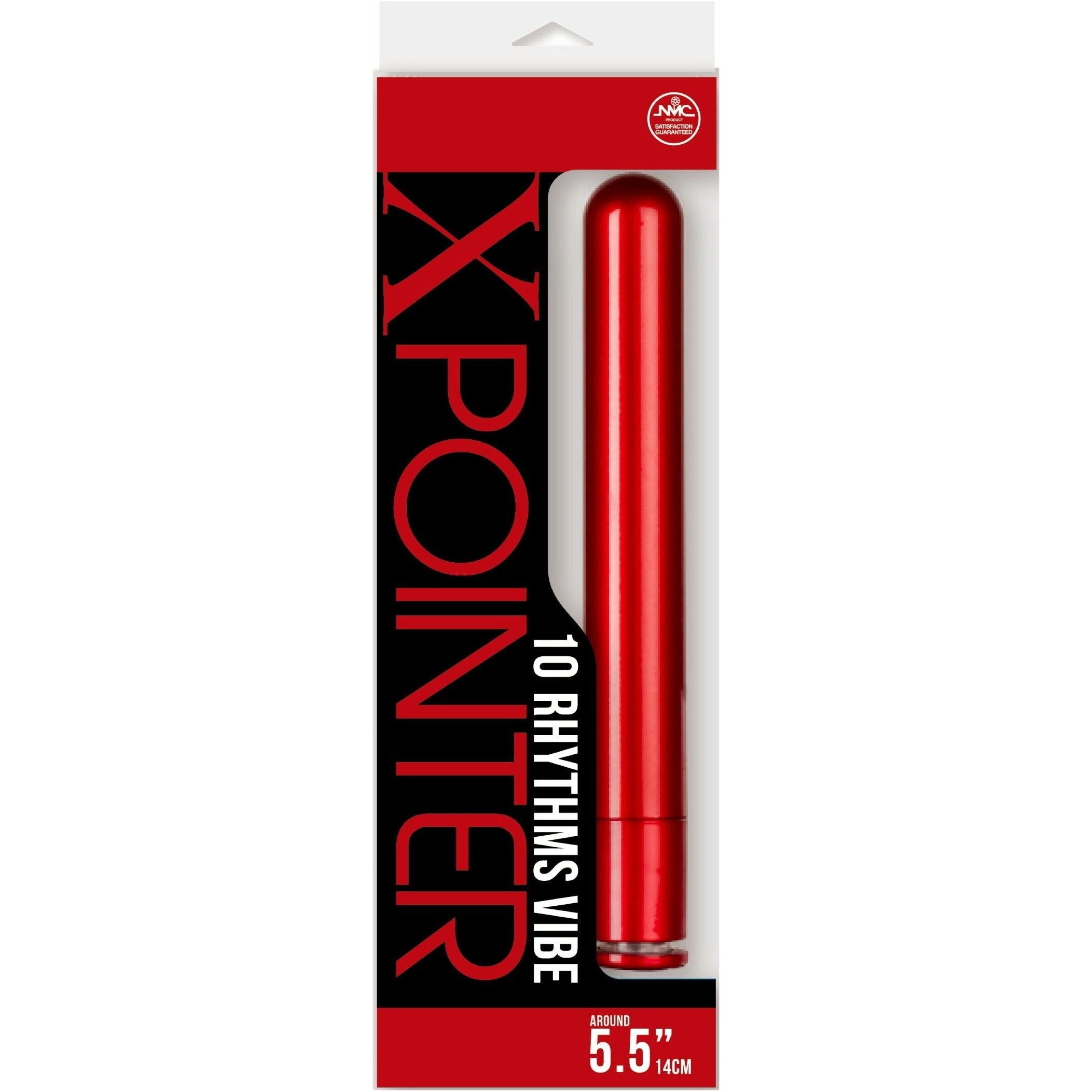 Pointeur NMC X - 5.5 Inch Bullet Vibrateur - Rouge