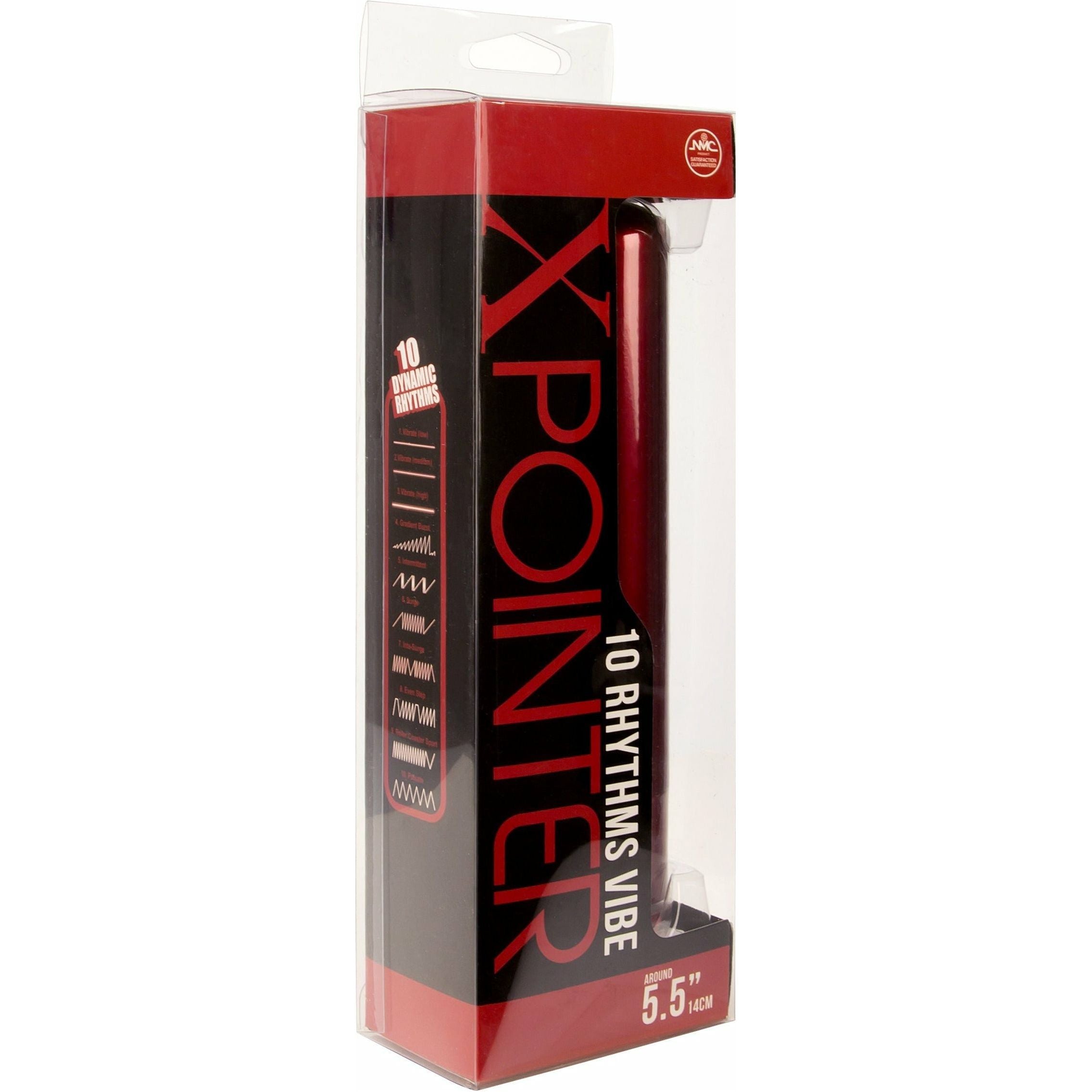 Pointeur NMC X - 5.5 Inch Bullet Vibrateur - Rouge