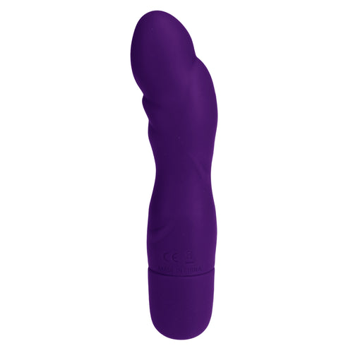 NMC première nuit 5 pouces Silicone 10 Fonction G-Spot Vibe avec Ripples - Violet