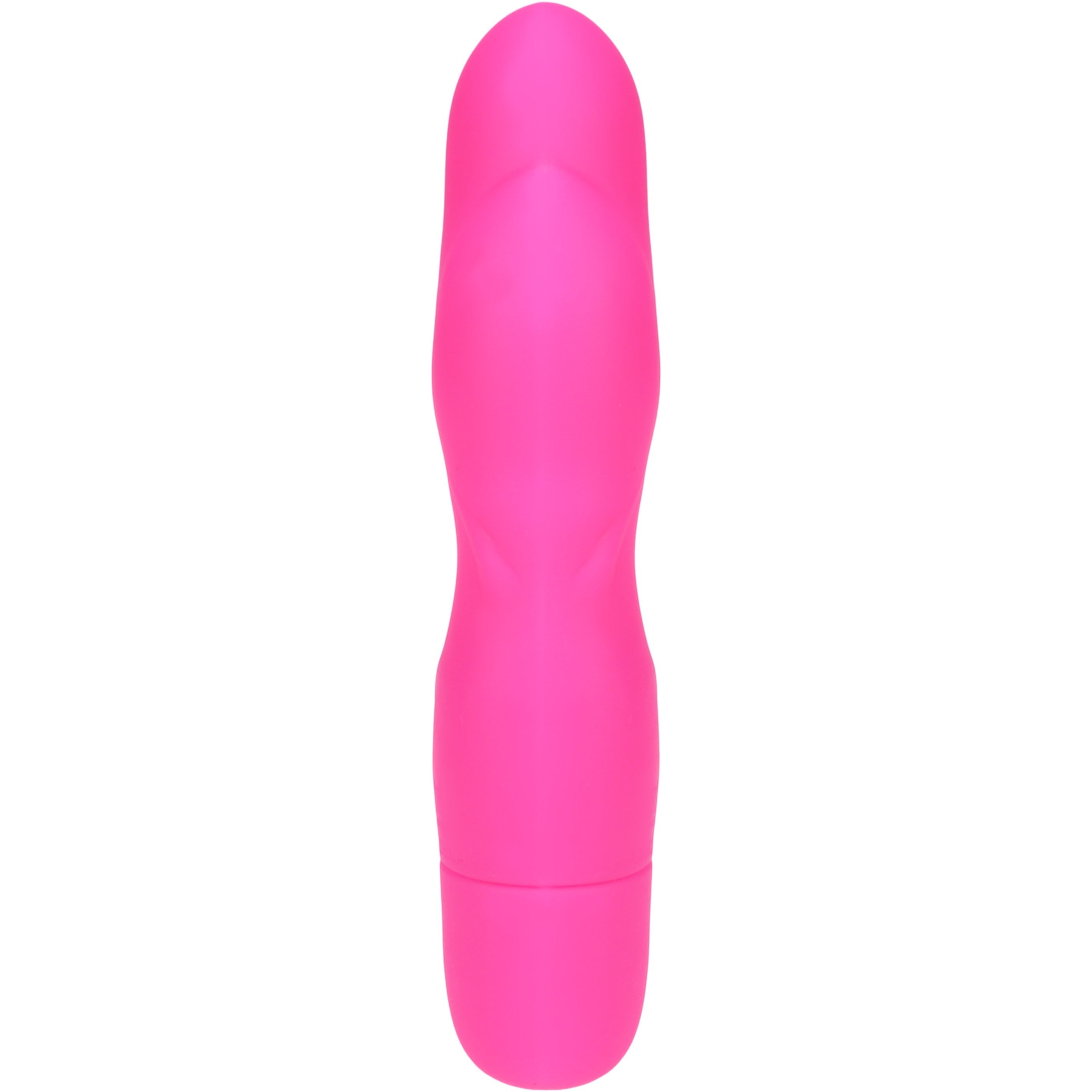 NMC première nuit 5 pouces Silicone 10 Fonction G-Spot Vibe avec Ripples - Rose