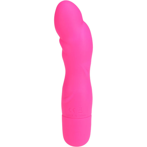 NMC première nuit 5 pouces Silicone 10 Fonction G-Spot Vibe avec Ripples - Rose