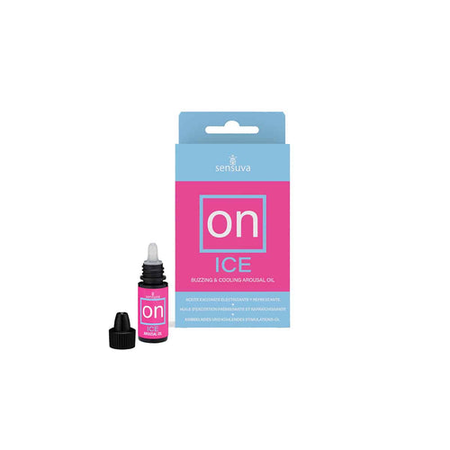 Sensuva ON ICE - Huile d'excitation féminine Buzzing et refroidissement - 5 ml (VL-510) image 4