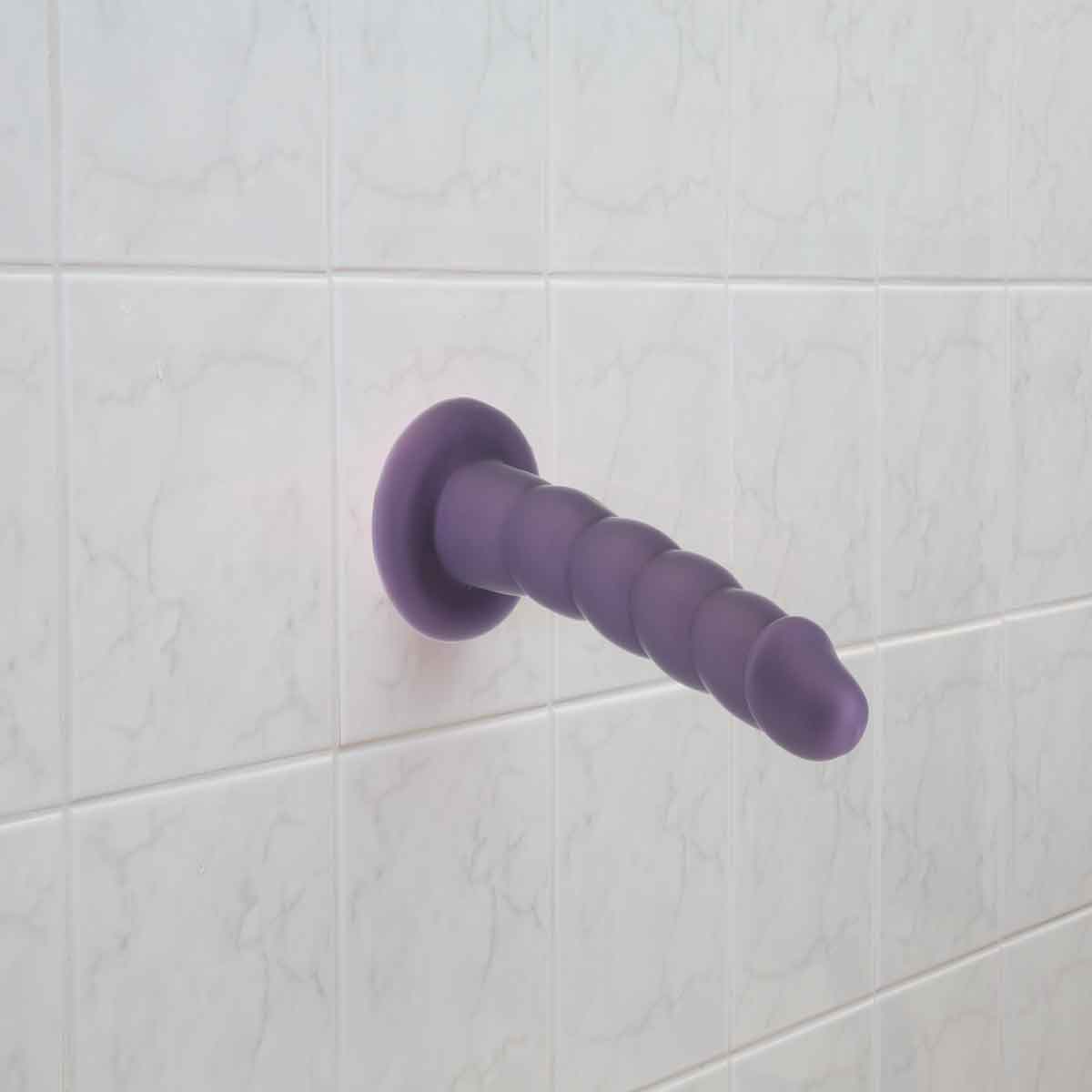Pure Love 9.5" Twisted Dong - XL - violet image 4