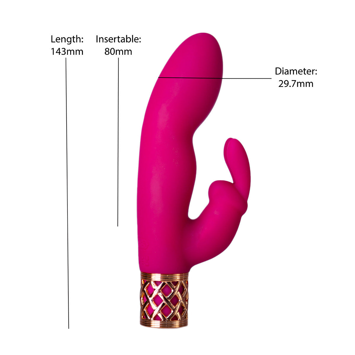 Oreiller Talk® Secrets - Séduisant – Dual Luxurious Venez derrière la baguette - Fuchsia