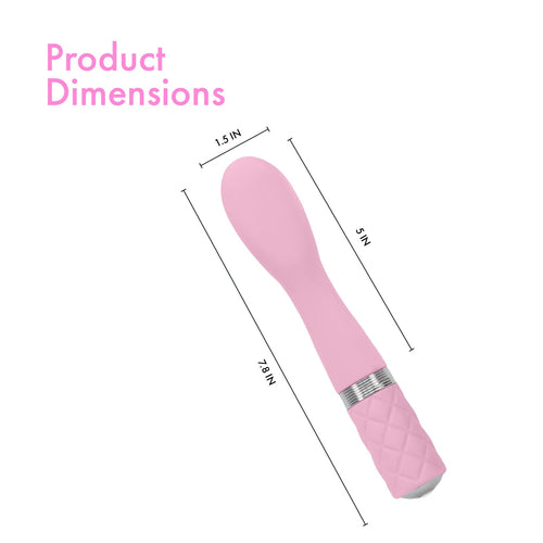 Pure Love®- Vibrator G-Spot avec cristal Swarovski® – Rose