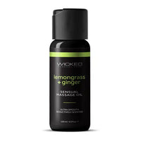 Wicked - Lemongrass and Ginger massage oil 120 ml