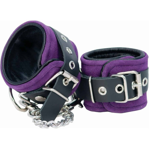 Peine pourpre Suede Coiffes de soie de bondage image 0