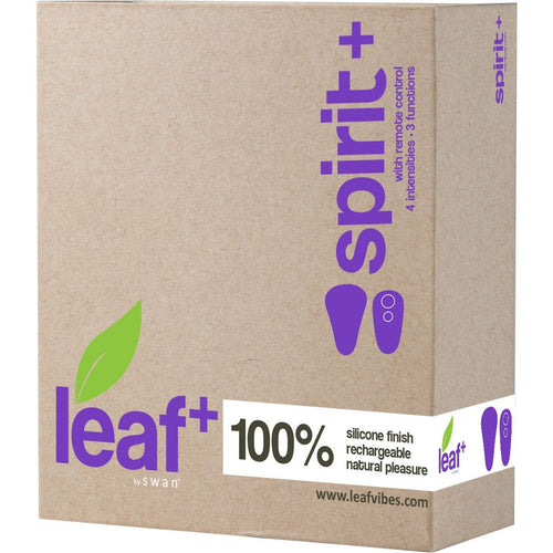 Swan Leaf+ - Vibrateur Spirit+ avec télécommande - Purple