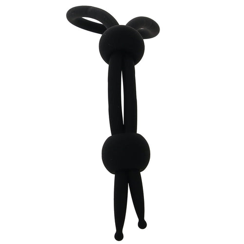 CalExotics® Silicone liquide Double Lasso - Noir image 2