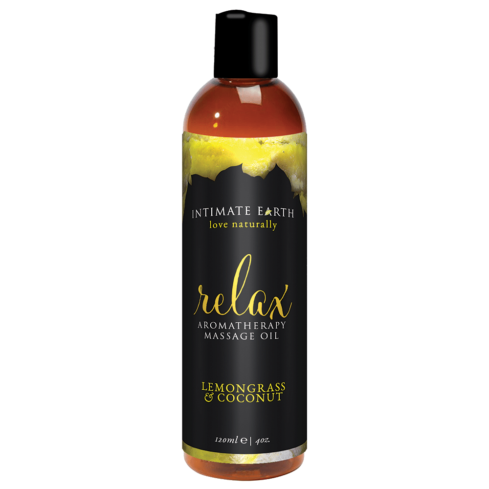 Huile de massage Aromathérapie Terre Intime - Lemongrass et noix de coco - 120ml/4oz image 0