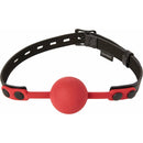 Feuilles de sport Saffron Silicone Bal Gag - Rouge image 0