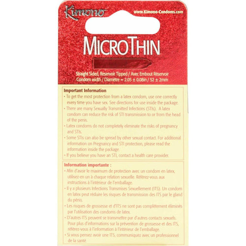 Kimono Micro Préservatifs minces - 3 paquets image 0