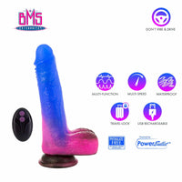 Pure Love® - Dildo vibrant et rotatif à distance - Cosmique
