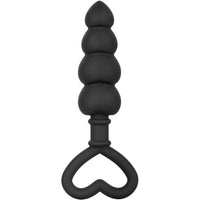 CalExotics® Silicone Heart Butt Plug – Black