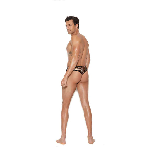 Moments élégants - Raah – Filet de pêche pour hommes Brief-Back - Noir - L/XL image 1