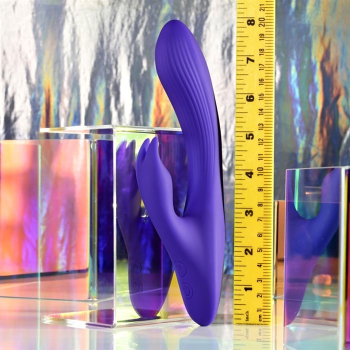Poseable Bunny - Silicone Rechargeable - Purple image 9