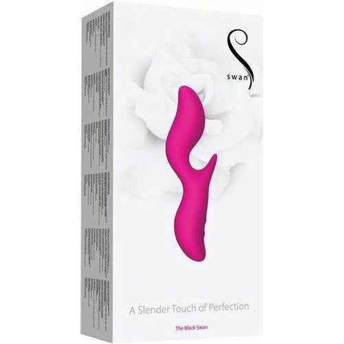 Le cygne noir - double vibrateur - rechargeable - rose