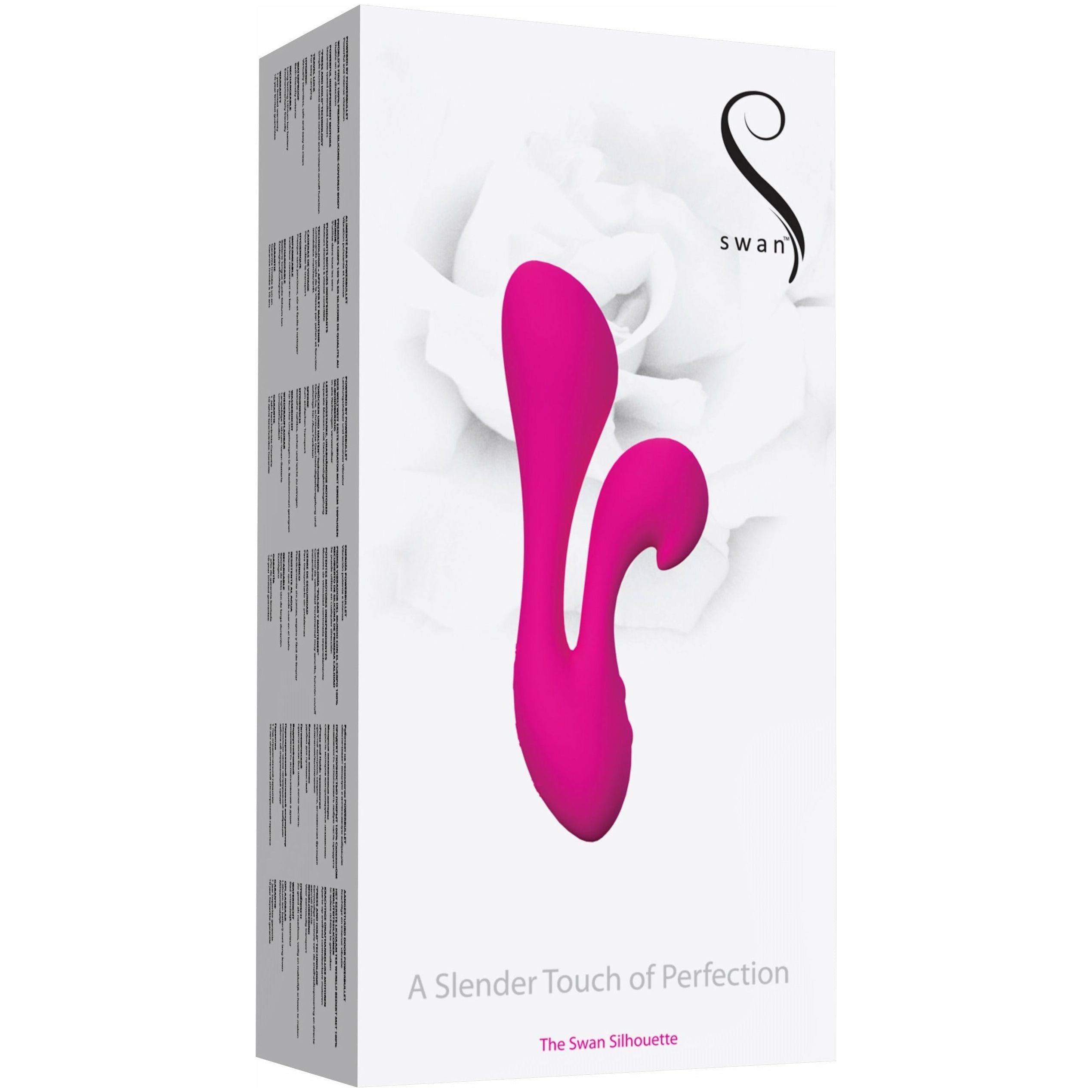 Le Swan Silhouette - Dual Vibrator - Rechargeable - Rose