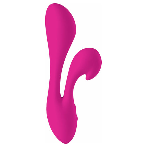 Le Swan Silhouette - Dual Vibrator - Rechargeable - Rose