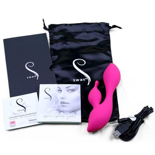 The Cygnet Swan® - Vibrateur clitoris & point G - Rose