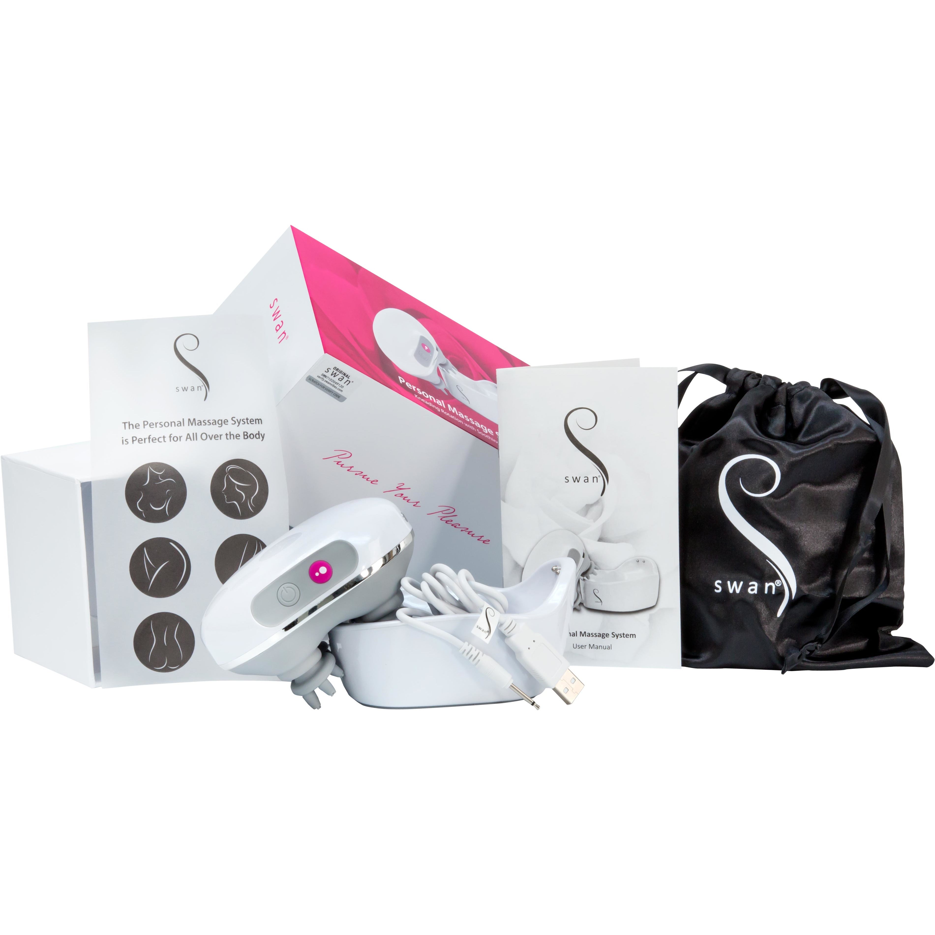 Système de massage personnel Swan avec cordon de charge USB