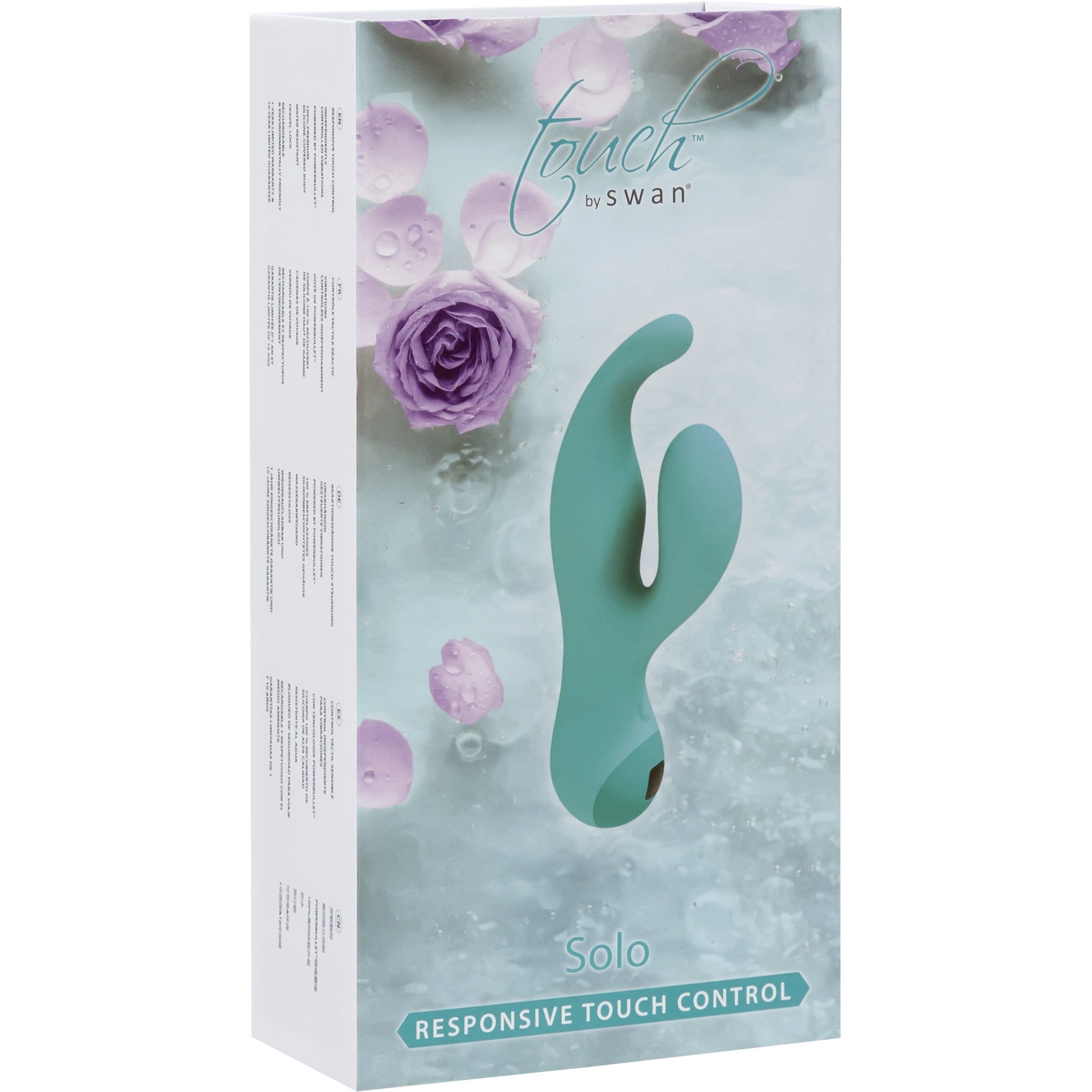 Swan Touch - Solo - Dual Vibrator - Rechargeable - Teal