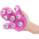 Gant de massage simple et vrai Roller Balls - Rose