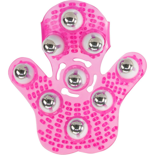 Gant de massage simple et vrai Roller Balls - Rose