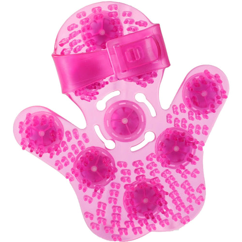Gant de massage simple et vrai Roller Balls - Rose
