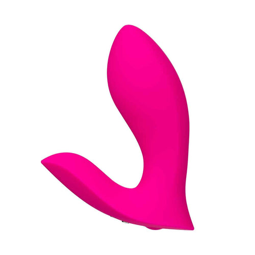 Lovense - Flexer - Vibromasseur double pantalon insérable Bluetooth® – Rose image 0