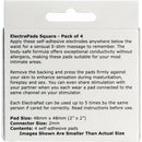 ElectraStim ElectraPads 5cm x 5cm Plaquettes conductrices image 3