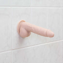Pure Love® - 7.5 pouces réaliste Dildo silicone avec boules – Beige image 3