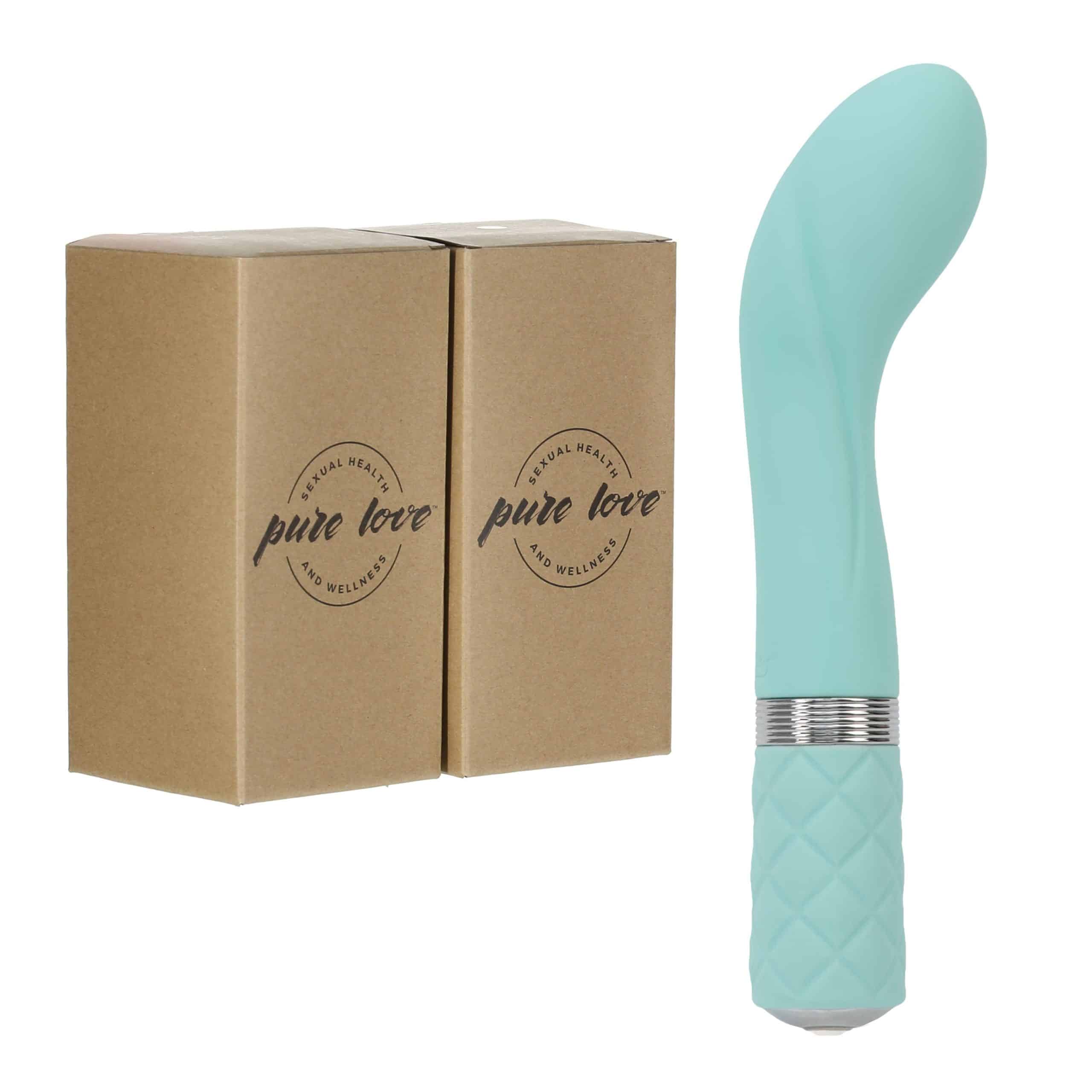 Vibrateur G-Spot avec cristal Swarovski® – Teal image 0