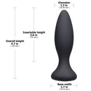 Doc Johnson A Play Débutant VIBE – Plug anal vibrant en silicone avec télécommande – Noir image 2
