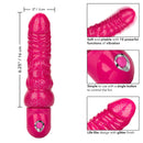 CalExotics® Bouchées coquines - Lady Boner - Dildo vibrant à la pente image 5