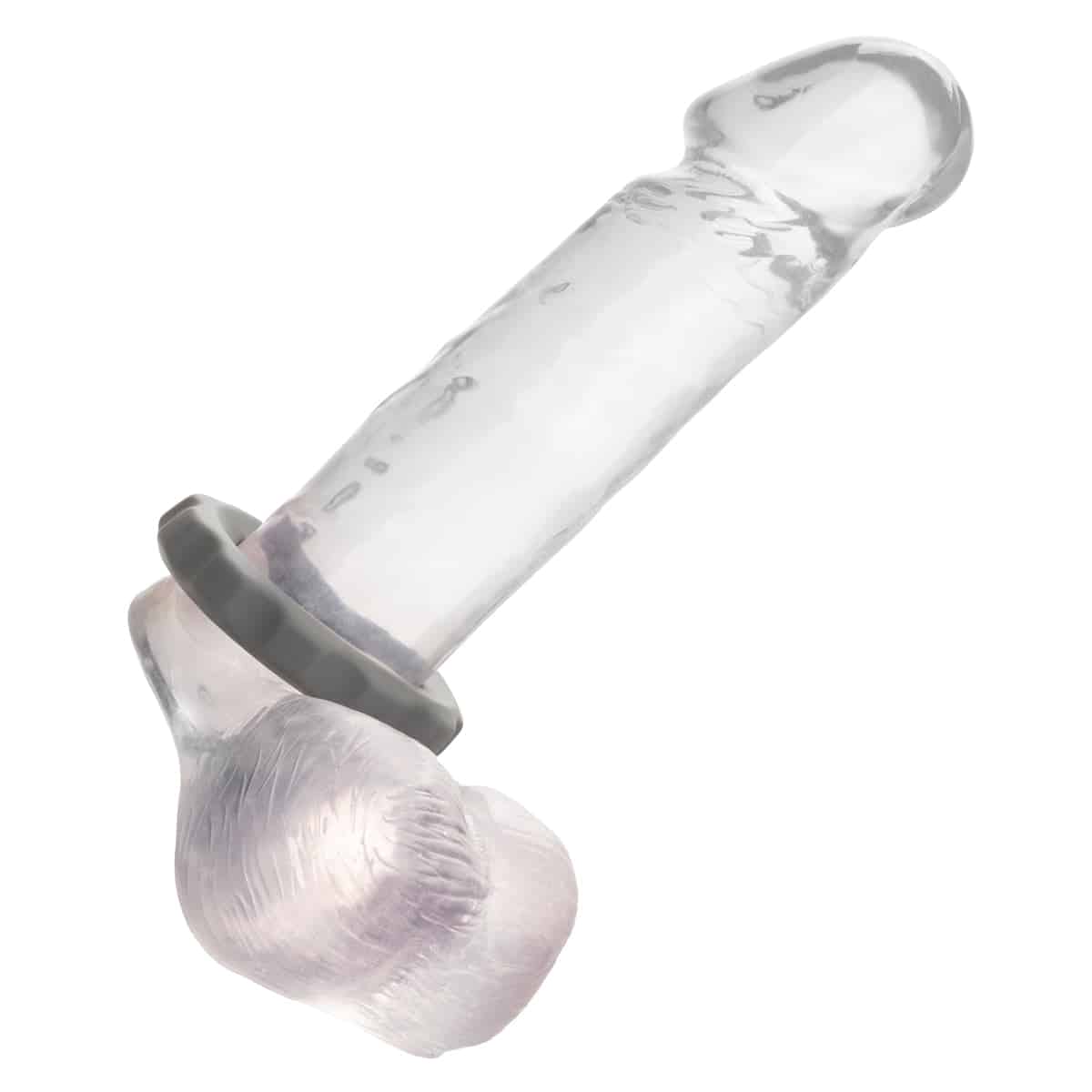 CalExotics® - Anneau Alpha - Silicone liquide Anneau d'érection – Gris image 2