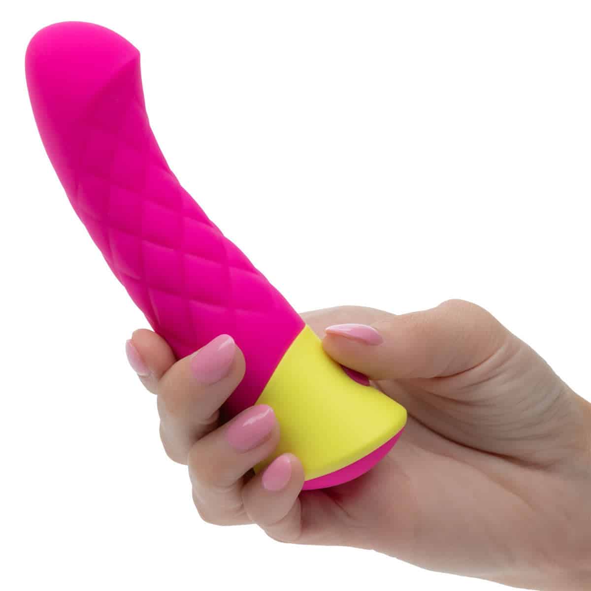 CalExotics® Rave Quilted G-Vibe - Fuschia image 0
