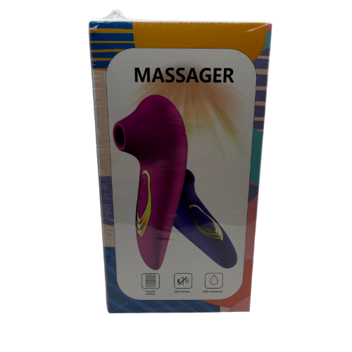 Vibromasseur suceur clitoridien en silicone + ABS à 5 vitesses – Recharge USB