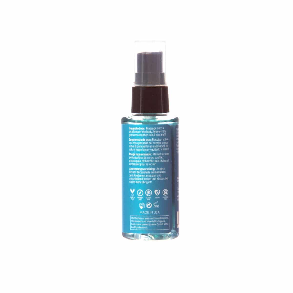 Sensuva Sizzle Lips Warming Gel comestible Blueberry Ice Pop 2 oz image 1