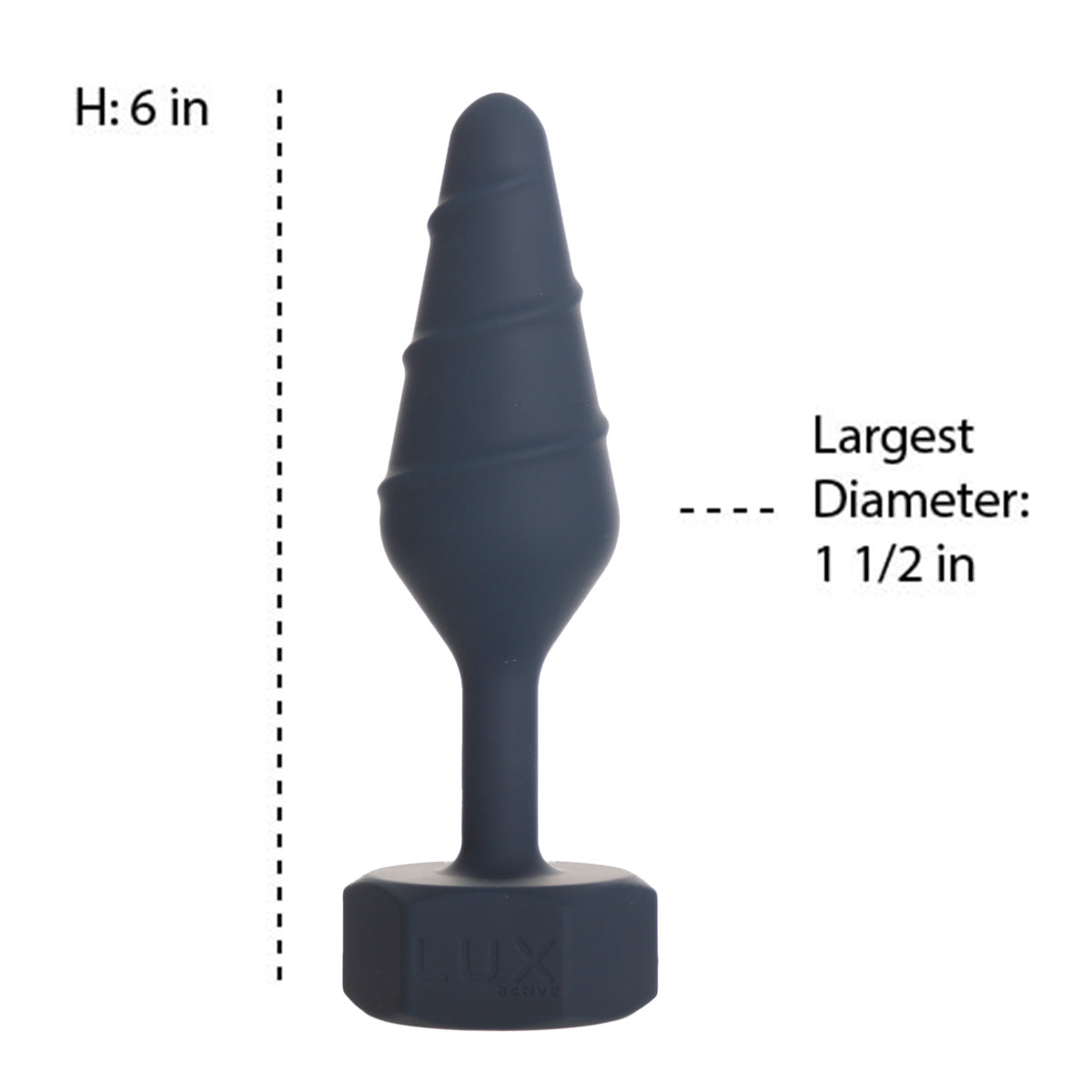 LUX Active Twist Plug – Large - Bleu