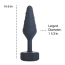 LUX Active Twist Plug – Large - Bleu
